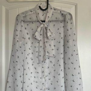 American Apparel bow tie shirt